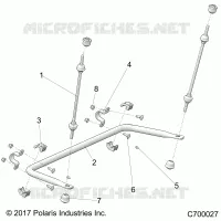 SUSPENSION, REAR STABILISATORSTANGE