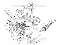 MOTORAUFHÄNGUNG 2x4 400L W947540 (4926752675A008)