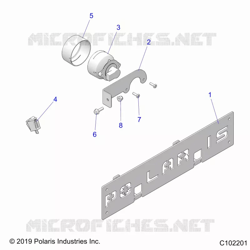 ELEKTRIC, FOG LAMP AND FRONT LICENSE BRACKET