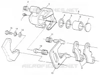 FRONT BREMSE XPLORER 300 W969130 (4935903590B007)