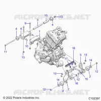 MOTOR, MOUNTING &amp; LONG BLOCK
