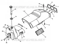 SITZ   GASBEHÄLTER ASSEMBLY 600 XCR 0941667 (4927092709002A)