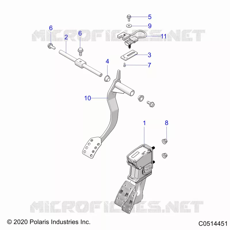 KONTROLLEN, FOOT KONTROLLEN AUTO- T23AASGD/HD/TGD/HD (C0514451)