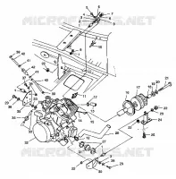 MOTORAUFHÄNGUNG Scrambler 400 W98BC38C (4947254725A009)