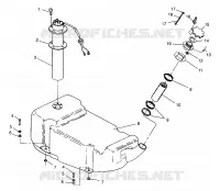 TREIBSTOFF TANK SL 900 B964291 and  Intl. SL 900 I964291 (4935583558A009)