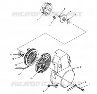 RÜCKZUG ANLASSER WIDETRAK LX 0962064 and EUROPEAN WIDETRAK LX E962064 (4931643164D002)