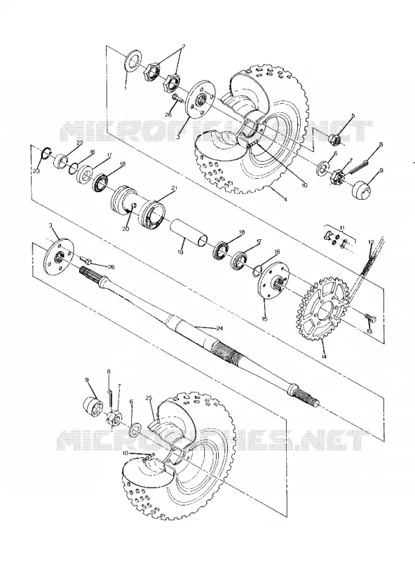 HECKANTRIEB ASSEMBLY 250 6x6 / W928727 (4922842284023A)
