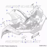 BODY, FRONT COVER
