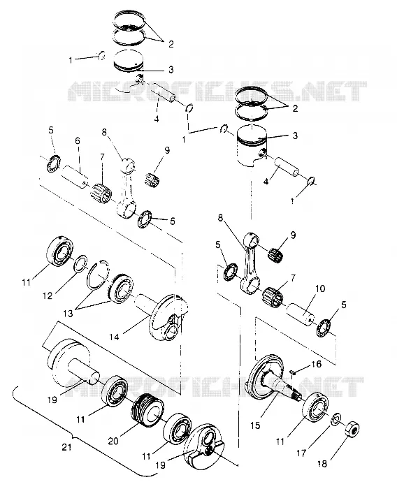 KOLBEN   KURBELWELLE WIDETRAK LX 0952064 AND  EUROPEAN WIDETRAK LX E952064 (4928942894C010)