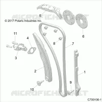 CAM CHAIN AND TENSIONER