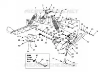 FRONT SUSPENSION  500 0972764,  EUROPEAN 500 E972764,  500 SKS 0972564, EUR (4938393839B003)