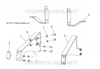 RAHMEN, OPTIONEN, BUMPER, BRACKET, REAR