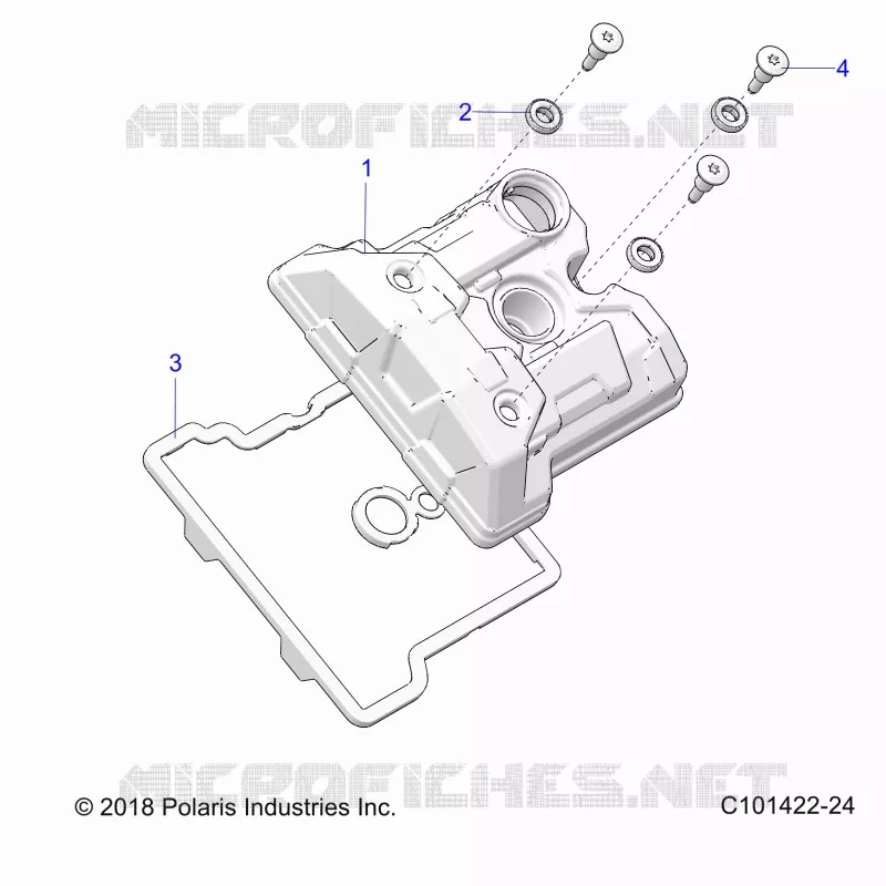 ENGINE, VENTILDECKEL
