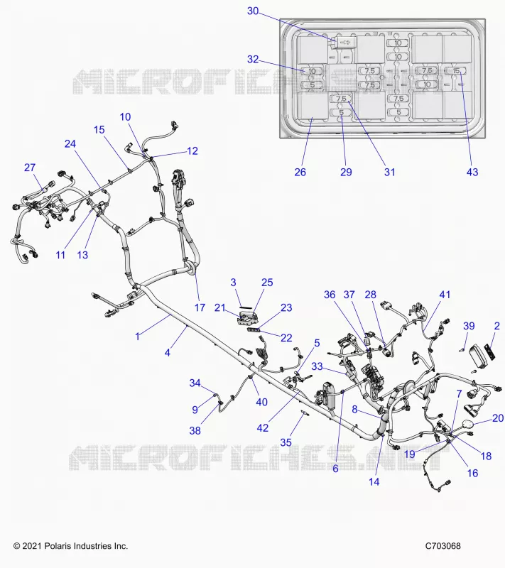 ELEKTRIC, WIRE HARNESS, CHASSIS