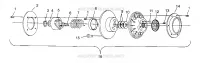 angetriebene Kupplungs 500 0972764,  EUROPEAN 500 E972764, 500 SKS 0972564,  EUROPEA (4938393839C009)