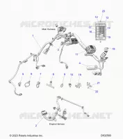 ELEKTRIC, WIRE HARNESS, CHASSIS/FUSE BLOCK, ENGINE