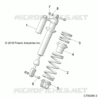 SUSPENSION, FRONT SHOCK MOUNTING