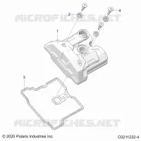 ENGINE, VENTILDECKEL