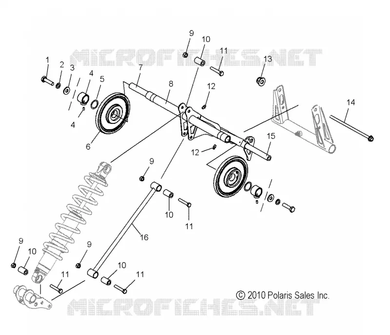 SUSPENSION, HINTER Drehmomentarm