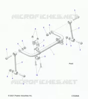 SUSPENSION, FRONT STABILISATORSTANGE