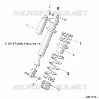 SUSPENSION, FRONT SHOCK MOUNTING