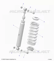 SUSPENSION, FRONT SHOCK MOUNTING