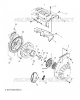 MOTOR, GEBLÄSEGEHÄUSE   RÜCKZUG ANLASSER