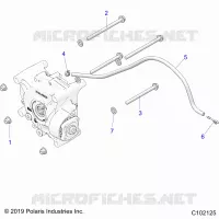 ANTRIEB, GEARCASE MOUNTING, REAR
