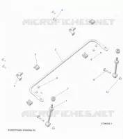 SUSPENSION, FRONT STABILISATORSTANGE