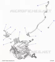 ANTRIEB, MAIN GEARCASE MOUNTING