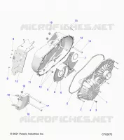 ANTRIEB, CLUTCH COVER ASM.- G24GVW99A/99B (C702872)
