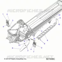 CHASSIS, CLUTCH GUARD, FOOTRESTS, AND RUNNING BOARDS