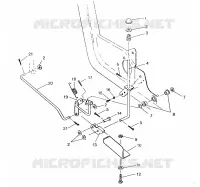 FOOT PEDAL   BREMSE  ASSEMBLY SWEDISH 4x4 400L S948140 (4926912691A009)