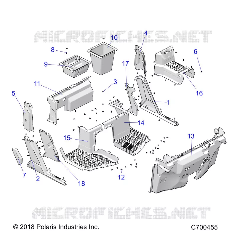 VORDERER BODEN- R19RSW99AS/A9/AD/BS/B9/BD (C700455)