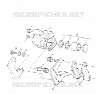 FRONT BREMSE Sportsman 4x4 W958040 (4930403040B008)