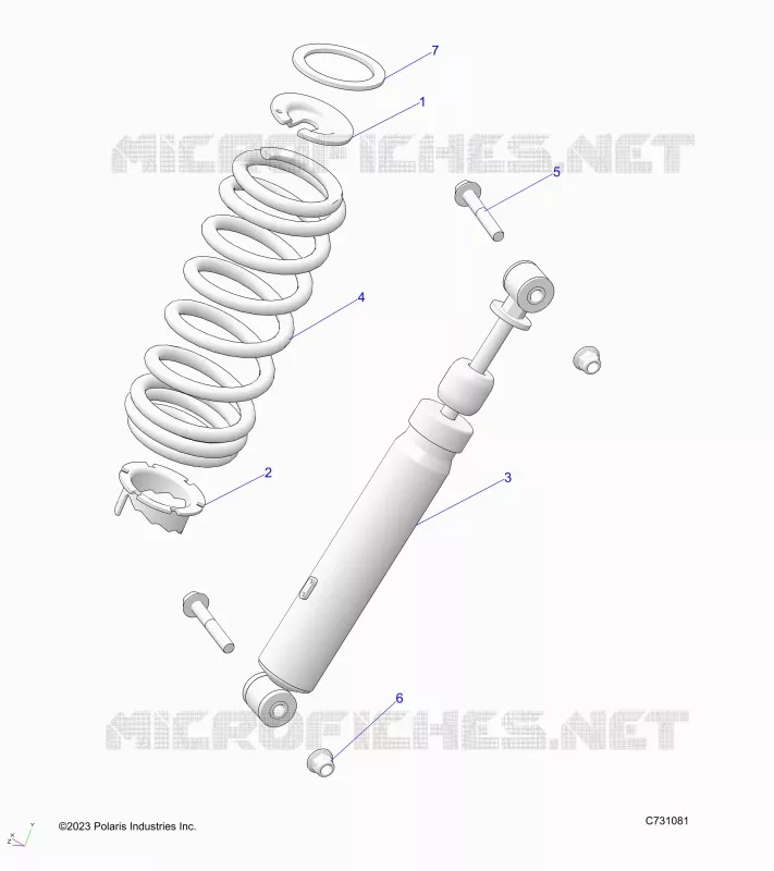SUSPENSION, FRONT SHOCK MOUNTING