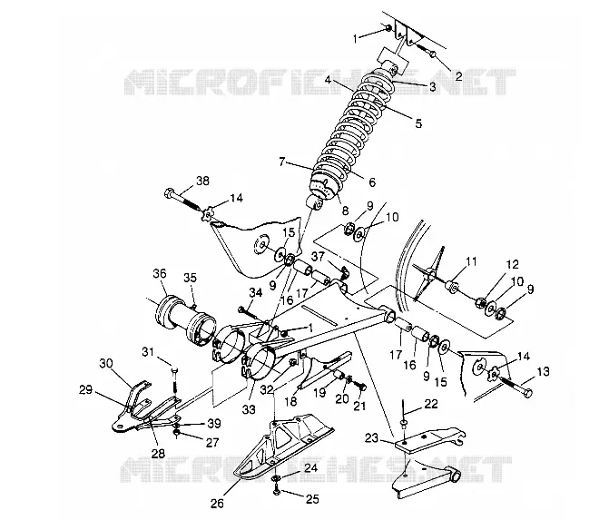Schwingarm   SCHOCK Sportsman 4x4 W948040 (4926842684B013)