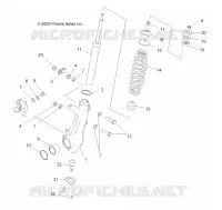 FRONT SUSPENSION STREBE