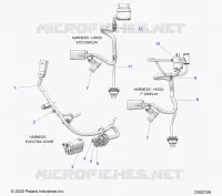 ELEKTRIC, WIRE HARNESS, HOOD, ELECTRIC START