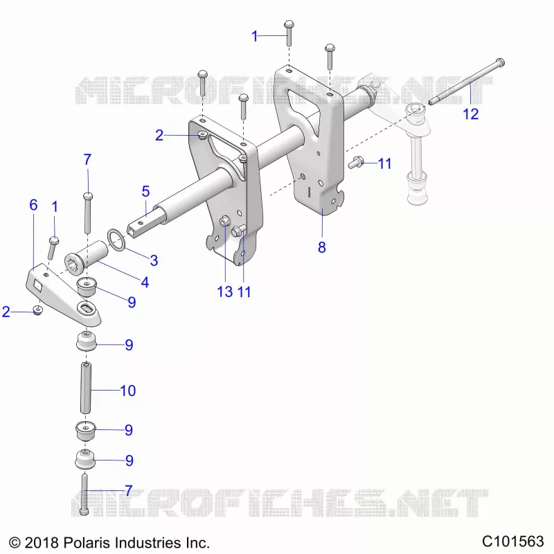 SUSPENSION, DREHSTAB