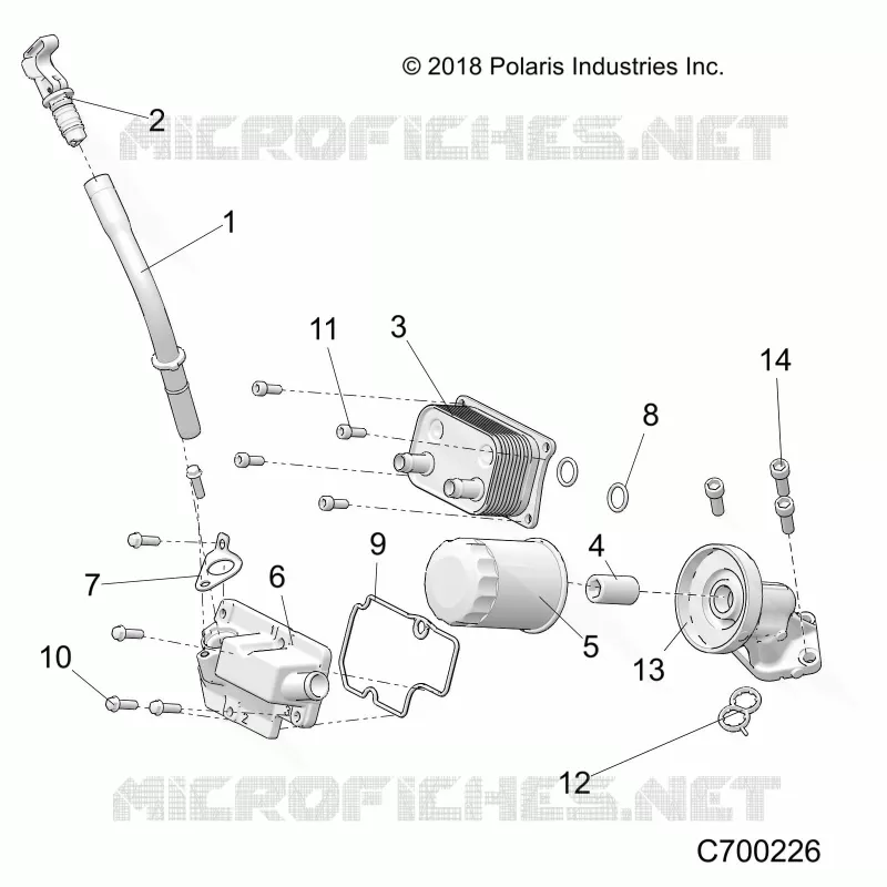 ENGINE, DIPSTICK & OIL FILTER