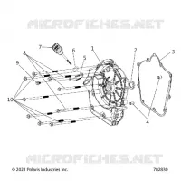 CRANKCASE COVER ASM, RIGHT