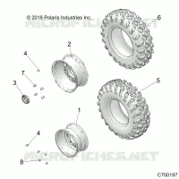 WHEELS, FRONT