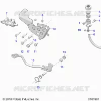 BRAKES, BRAKE PEDAL AND MASTER CYLINDER