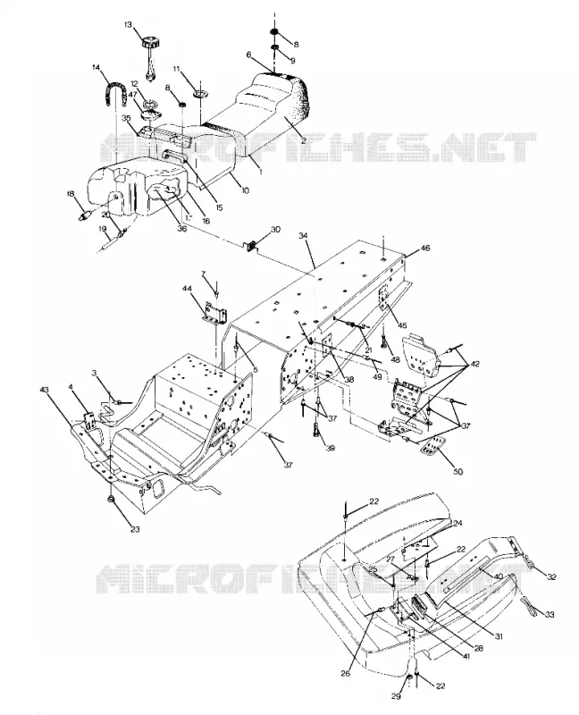 CHASSIS AND SITZ SPORT GT UPDATED 10/88 (4915451545031A)