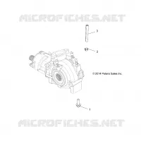 ANTRIEB, GEARCASE MOUNTING, FRONT