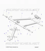 SUSPENSION, FRONT DREHMOMENTARM