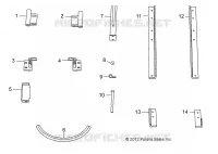 OPTIONEN, 2 PASS HARD DOOR REPLACEMENT HARDWARE