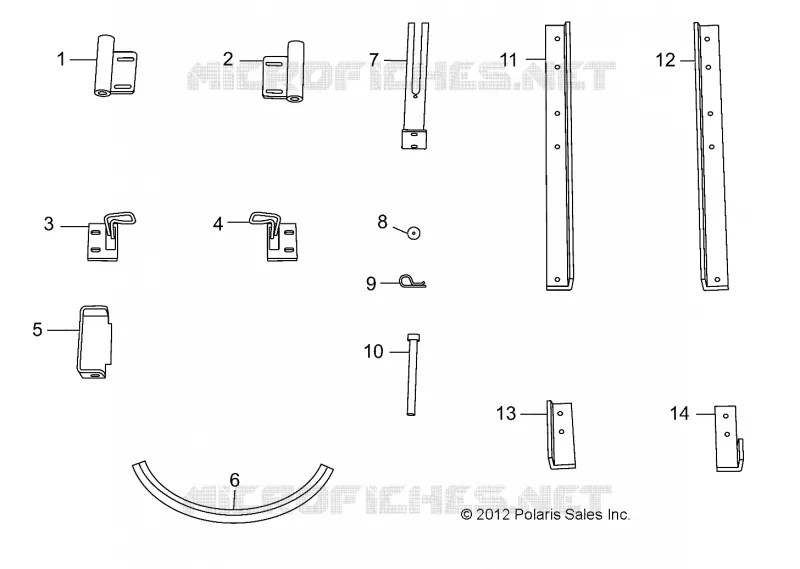 OPTIONEN, 2 PASS HARD DOOR REPLACEMENT HARDWARE