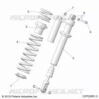FRONT SUSPENSION SHOCK MOUNTING
